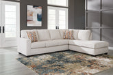Bay Furniture Gallery - Ashley Furniture - Aviemore Sectional - LAF 2-Piece Sectional with Chaise / Stone - 24305S2